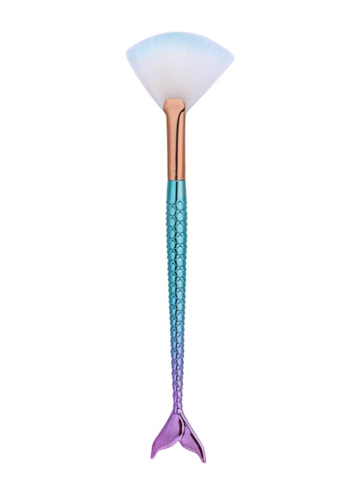 Shein Ombre Mermaid Shaped Makeup Brush