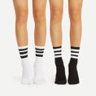 Shein Striped Detail Ankle Socks 2pairs