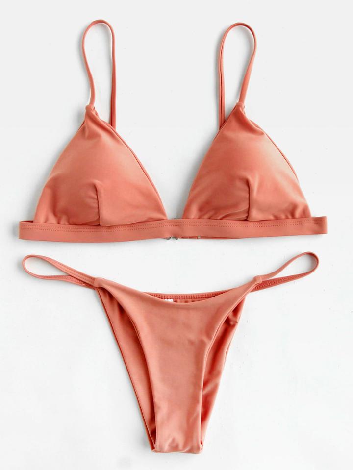 Shein Beach Style Triangle Bikini Set