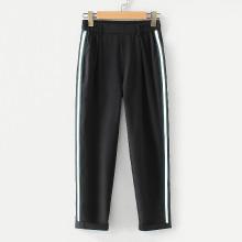 Shein Striped Tape Side Cuffed Pants