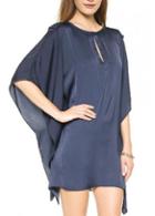Rosewe Modern Round Neck Batwing Sleeve Straight Dress For Woman