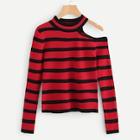 Shein Two Tone Cut Out Shoulder Jumper