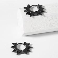 Shein Men Cone Decorated Hoop Earrings