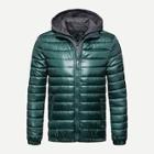 Shein Men Solid Hooded Padded Coat