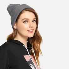Shein Plain Beanie Hat