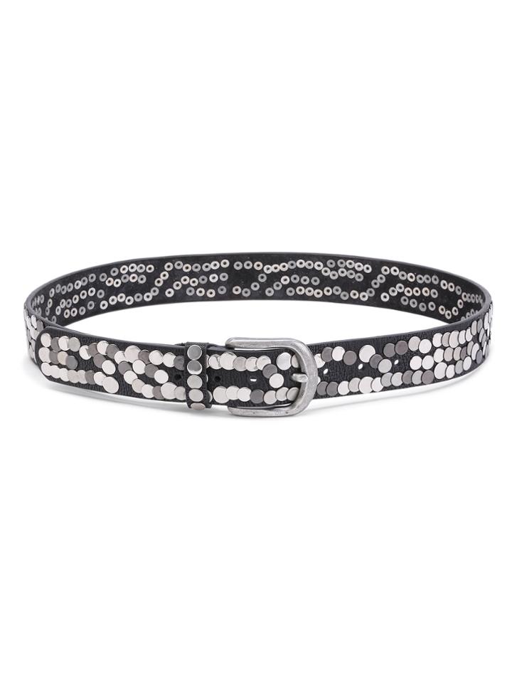 Shein Rivet Embellished Metal Buckle Belt