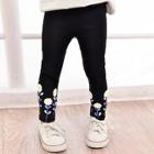 Shein Toddler Girls Floral Embroidered Leggings
