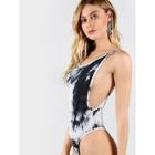 Shein Low Back Cami Thong Bodysuit