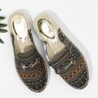 Shein Geometric Print Flat Espadrilles