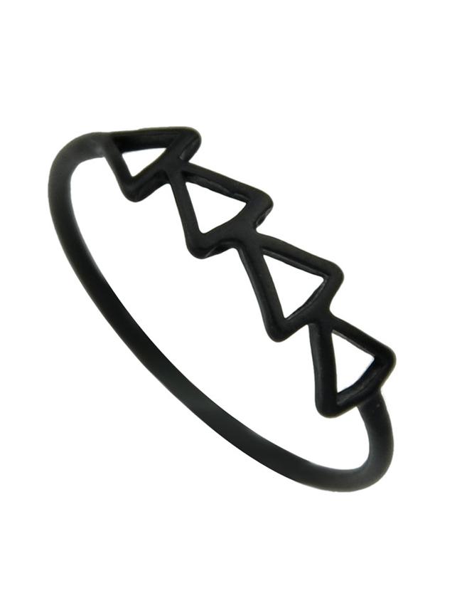 Shein Black Women Metal Ring