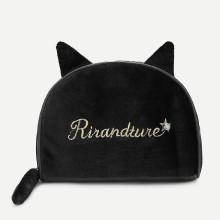 Shein Cat Ear Design Makeup Clutch