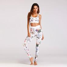 Shein Floral Print Sports Bra With Leggings