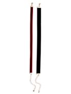 Shein Burgundy And Black Simple Choker Necklace Set