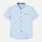 Shein Men Contrast Gingham Shirt