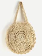 Shein Crochet Scalloped Round Beach Bag