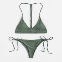Shein Plus Tie Side Bikini Set