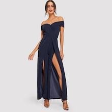 Shein Foldover Front Off Shoulder Zip Back Jumpsuit