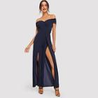 Shein Foldover Front Off Shoulder Zip Back Jumpsuit