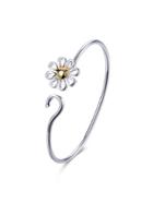 Shein Two Tone Flower Design Bracelet