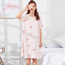 Shein Cherry & Letter Print Night Dress