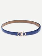 Shein Royal Blue Eight-shaped Buckle Faux Leather Belt