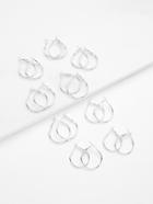 Shein Mixed Size Hoop Earring Set
