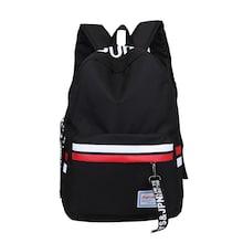 Shein Men Striped Detail Letter Print Backpack