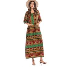 Shein Geometric Print Pocket Longline Dress