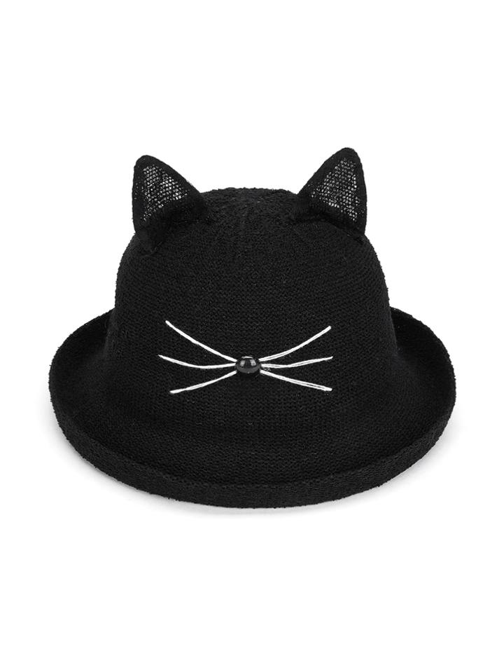 Shein Net Ear Bowler Cap