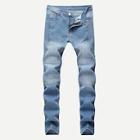 Shein Men Washed Locomotive Pleats Jeans