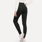 Shein Solid Textured Leggings