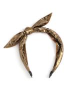 Shein Bow Tie Metallic Headband