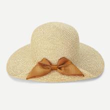 Shein Bow Decorated Straw Hat