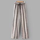 Shein Vertical-striped Drawstring Pants