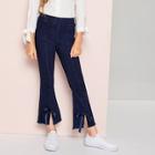 Shein Toddler Girls Bow Detail Flare Jeans