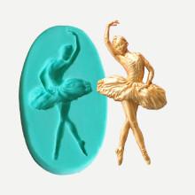 Shein Ballet Dancer Silica Gel Mold
