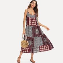 Shein Graphic Print Slip Dress