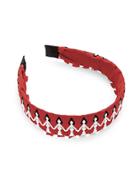 Shein Embroidery Detail Tassel Trim Headband