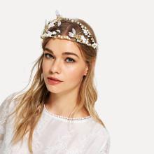 Shein Rhinestone Metal Headband