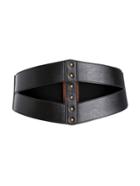Shein Triangle Cutout Faux Leather Belt