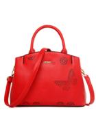 Shein Faux Leather Laser-cut Handbag