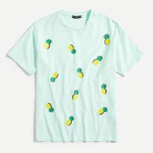 Shein Men Allover Pineapple Print Front Tee