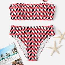 Shein Random Geometric Bikini Set