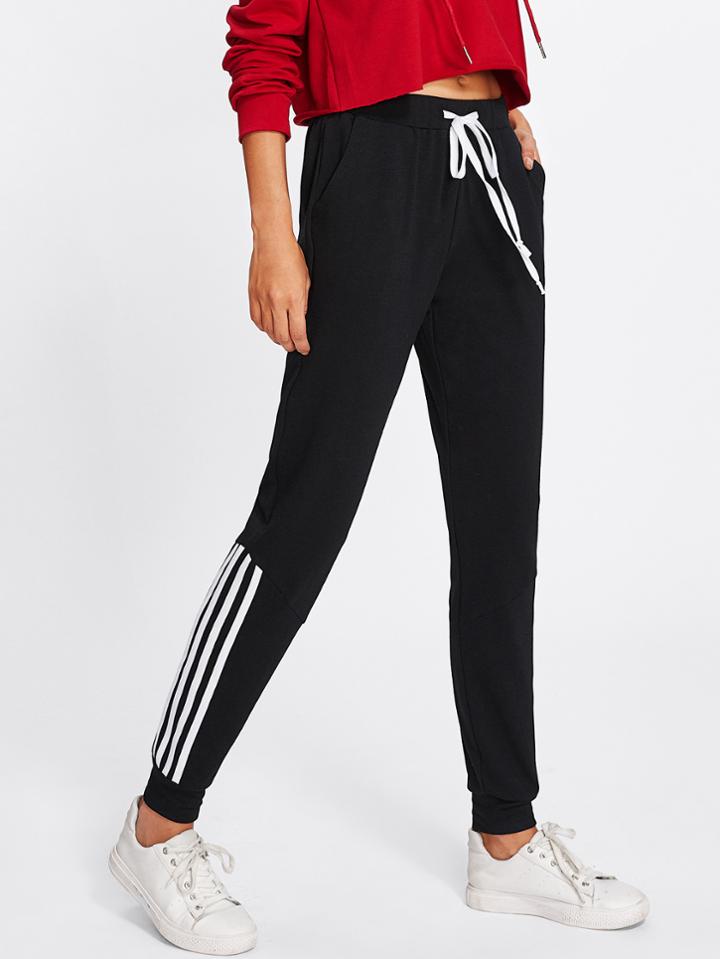 Shein Striped Side Sweatpants