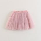 Shein Girls Beaded Mesh Skirt
