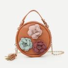 Shein Flower Decor Round Chain Bag