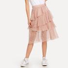 Shein Lace Tiered Layer Skirt