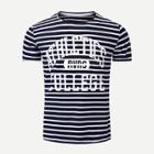 Shein Men Letter Print Striped T-shirt