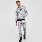 Shein Men Kangaroo Pocket Front Camo Hoodie & Pants Set