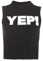 Shein Black Letter Print Slim T-shirt